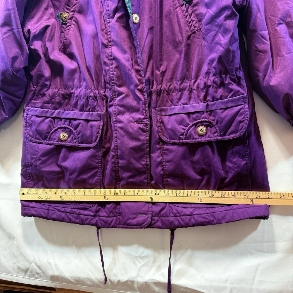 VINTAGE Bomber Jacket Size Medium Izzi Innovations Thermolite Ski Snow Coat - Picture 2 of 16